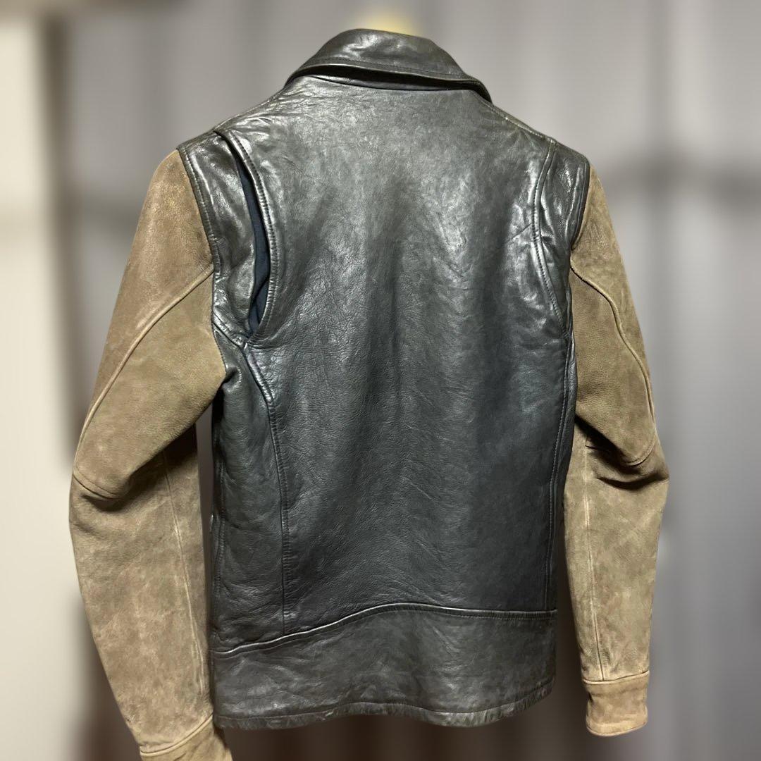 glamb Durden leather JKT USED加工