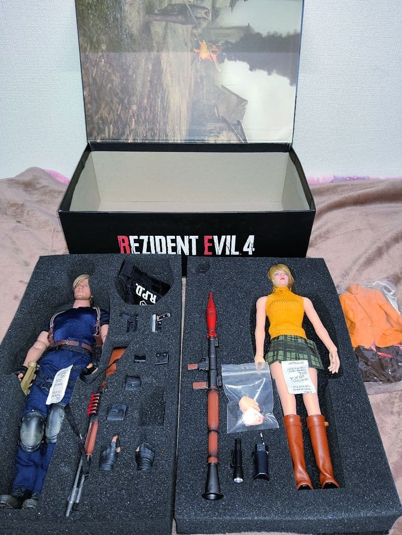 CAPCOM.[biohazard④.1/6(レオン＆アシュリー)]2体セット!