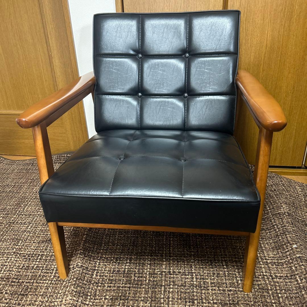 最終価格 カリモク60 Kチェア 1シーター ブラック スペアパーツ付き カリモク60 Kチェア1シーター ≪ワイド≫ スタンダードブラック