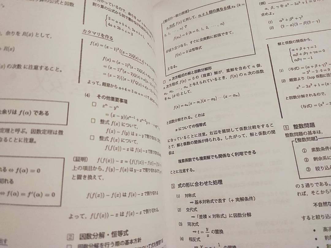 鉄緑会 高3理系数学単元別演習 冊子・プリント・板書 鶴田先生 駿台