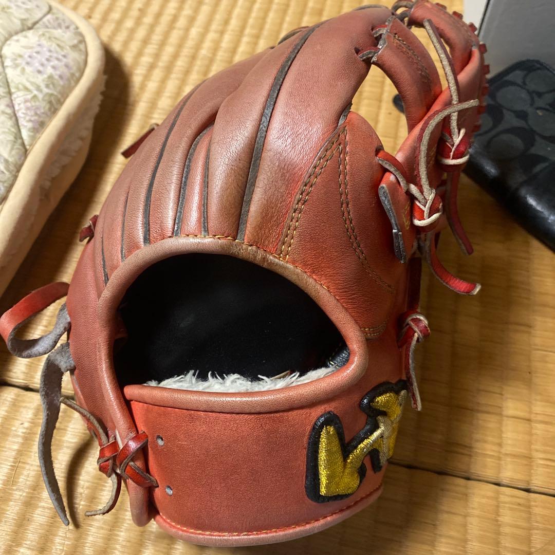 WGN CPT 65 軟式硬式兼用グローブ 赤色 漢字ロゴ 楽天市場】硬式グローブ / ウィルソン 内野手 硬式グラブ 右投げ