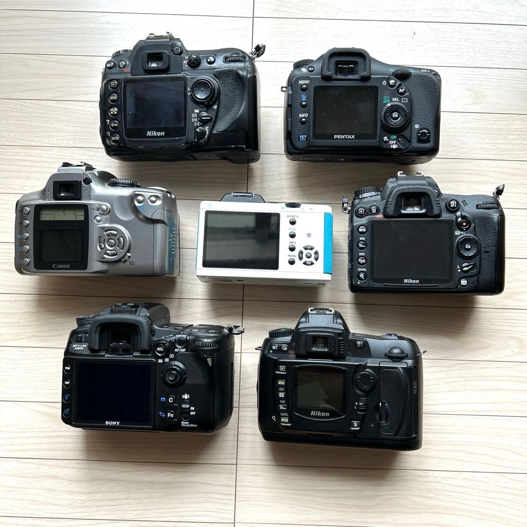 ジャンク デジタル一眼カメラ 7台セット まとめ売り - メルカリ