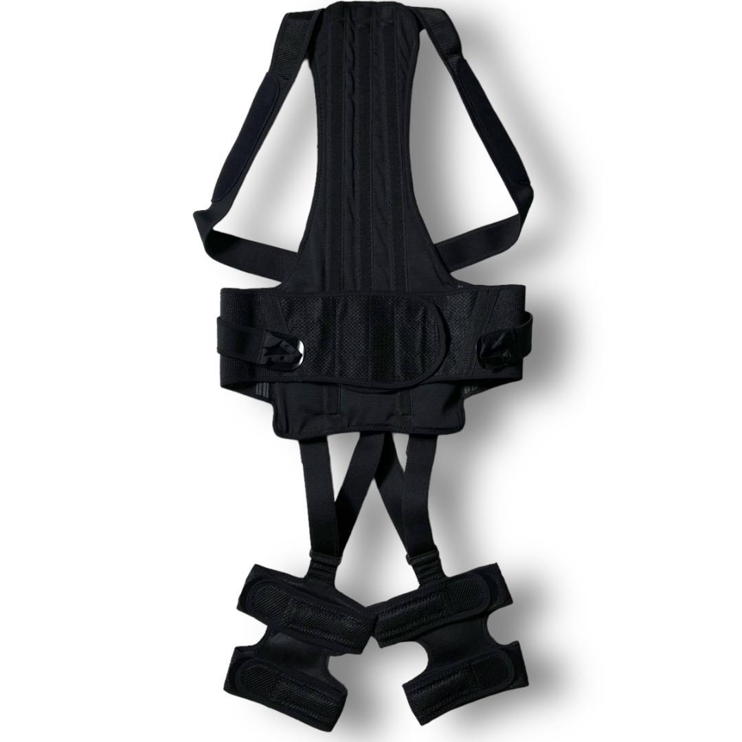 L かいりき君 アシストスーツ 筋肉負担軽減 家事育児にも◎ 着脱も楽チン 黒