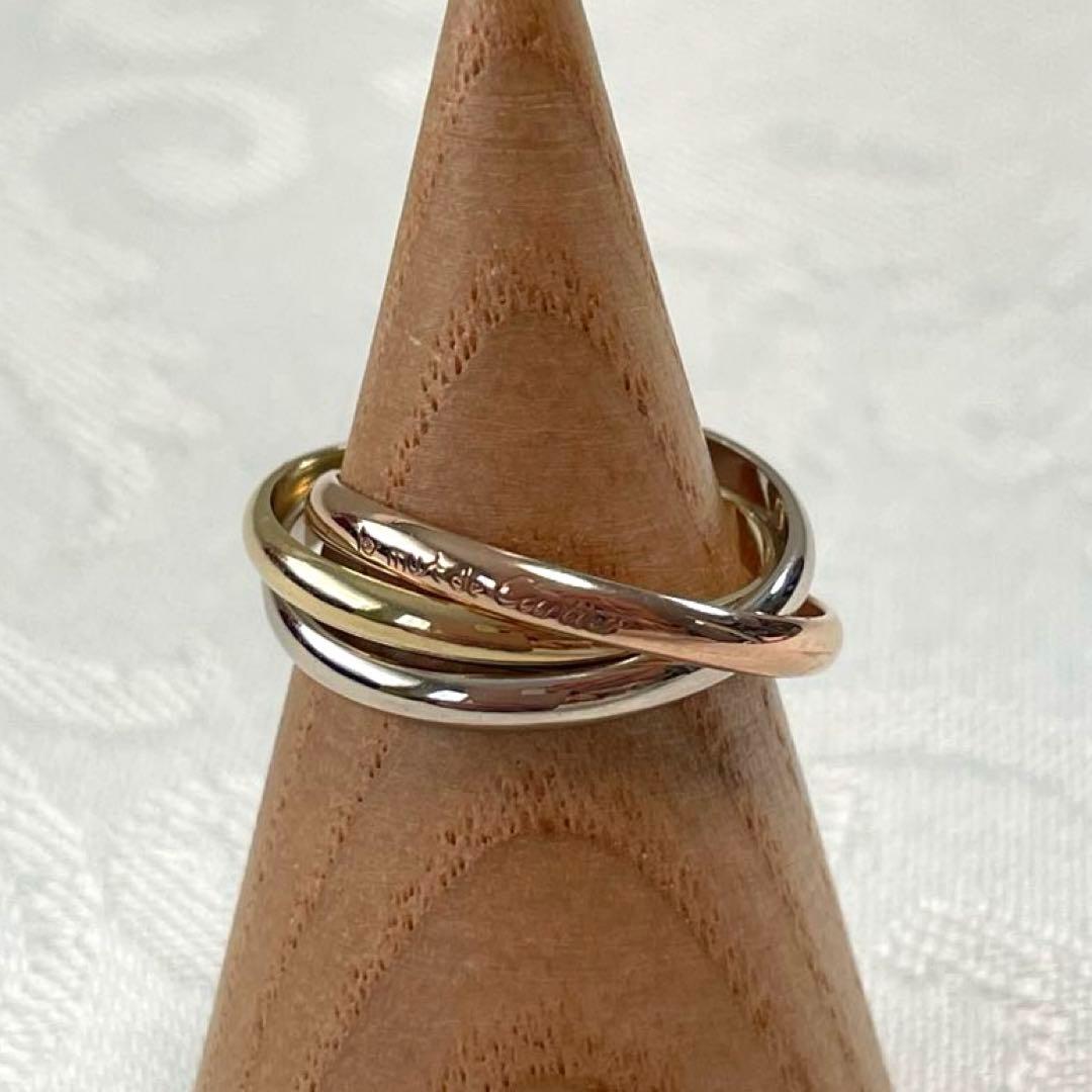 美品 Cartier カルティエ トリニティリング XS 48 約8号 - メルカリ