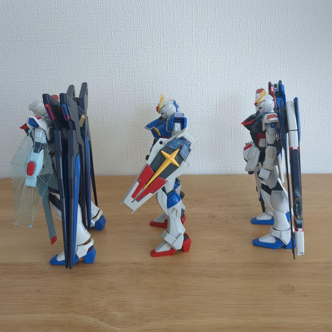 ジャンク】HGガンプラ 3体セット(インパルス・フリーダム・ストライク