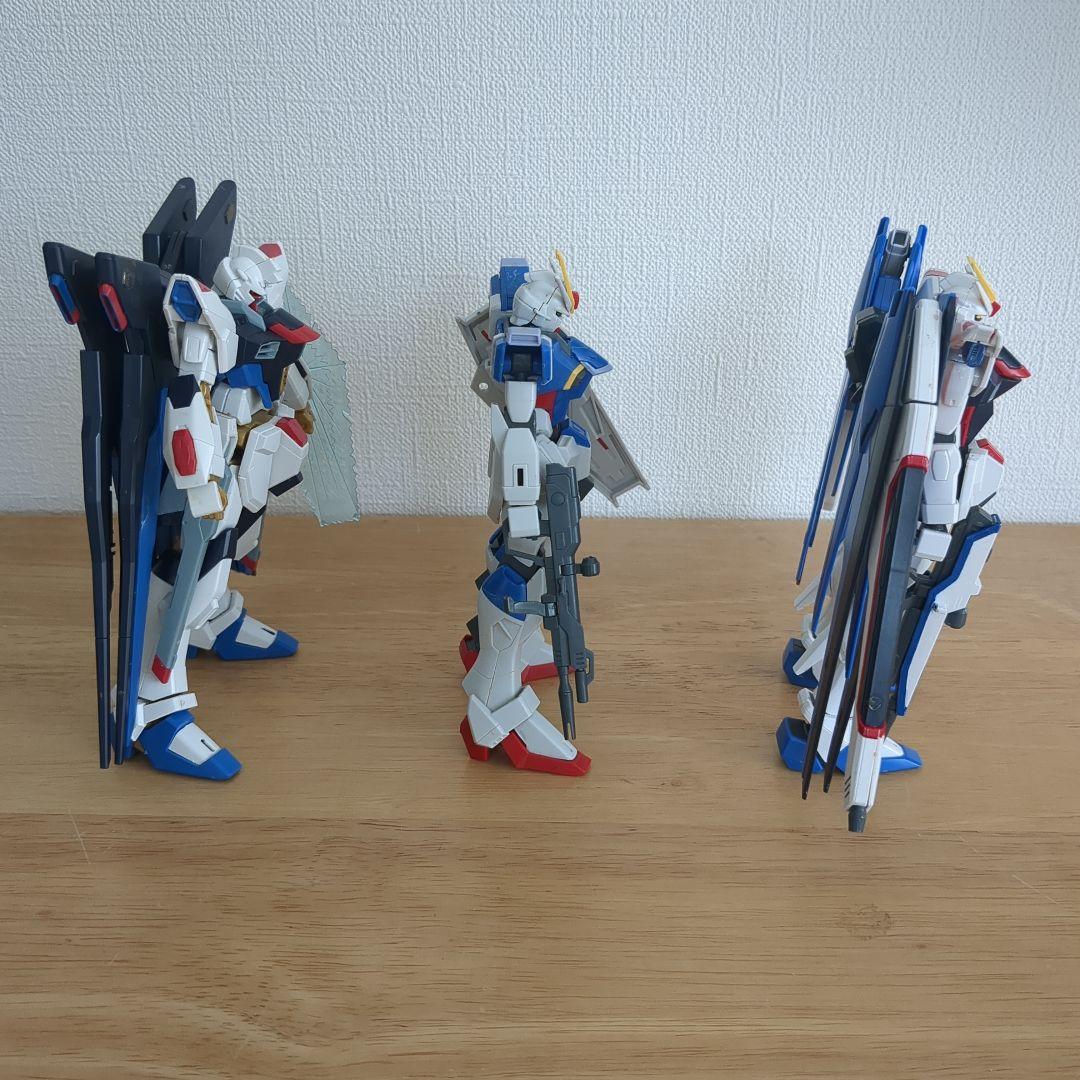 ジャンク】HGガンプラ 3体セット(インパルス・フリーダム・ストライク