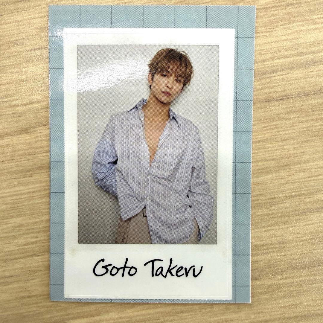 匿名配送】INI タワレコ ステッカー 後藤威尊 写真集 - メルカリ