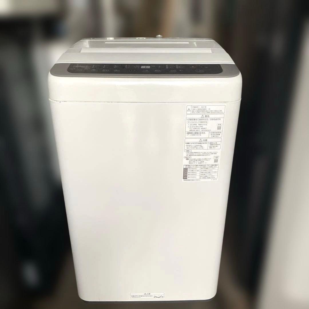 近隣地域限定送料無料❗️パナソニック 洗濯機 7kg 2021年製 Panasonic（パナソニック） 洗濯機 7kg 全自動洗濯機 小型 縦型 1人用