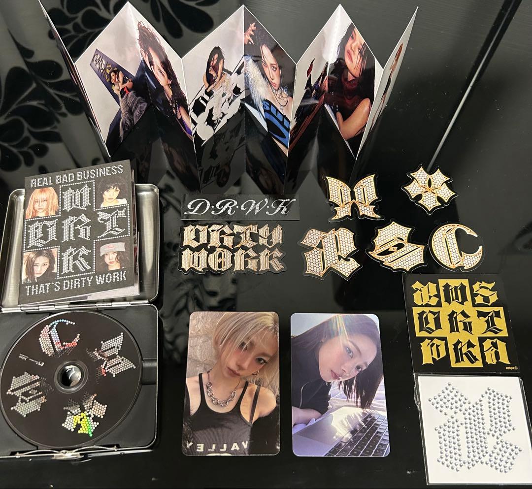 aespa エスパ Dirty Work ダーティワークCD カリナ トレカ2枚 - メルカリ