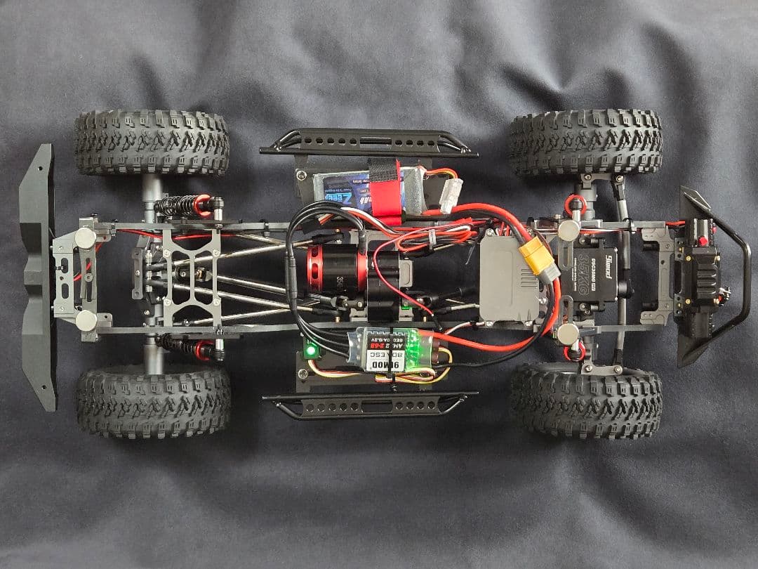 【屋外走行なし】1/10 スケールクローラー SCX10 II クローン ジープ