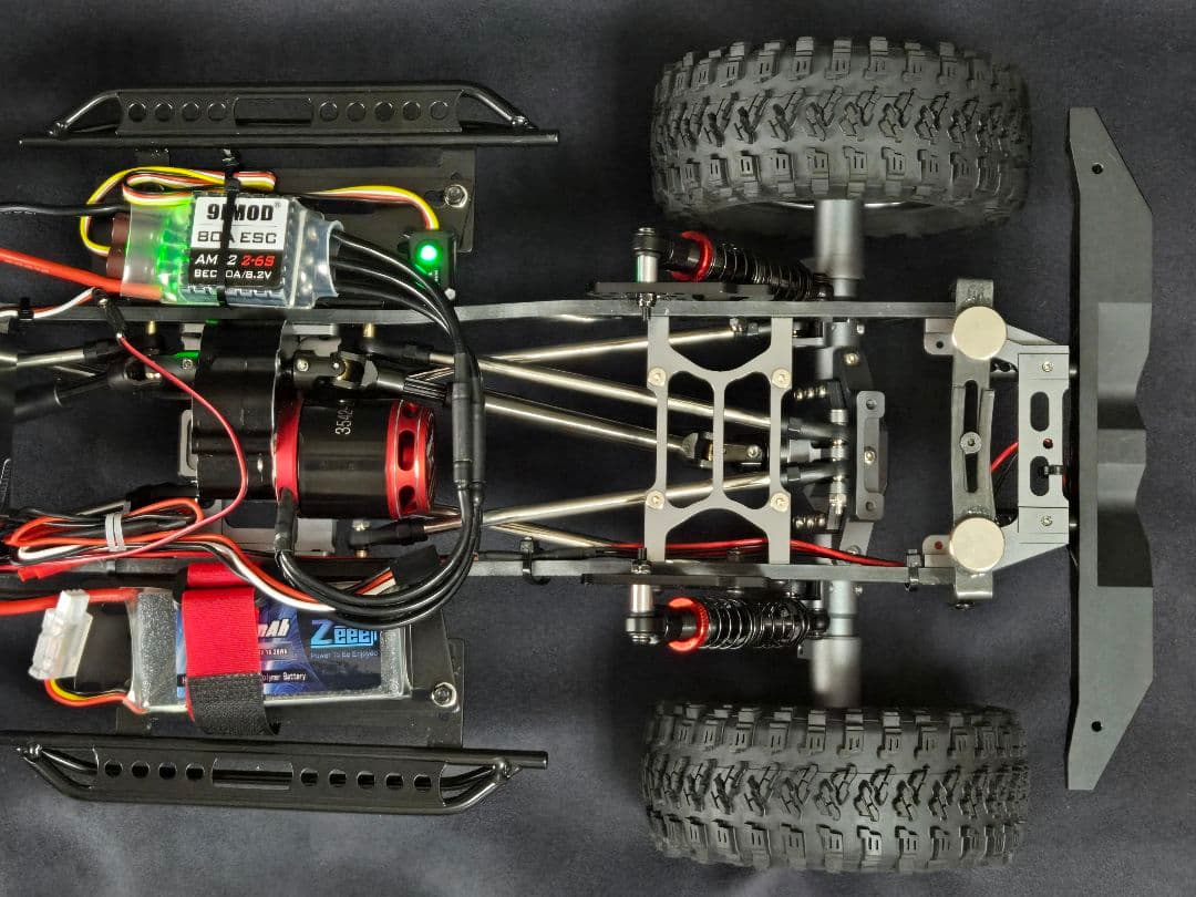 【屋外走行なし】1/10 スケールクローラー SCX10 II クローン ジープ