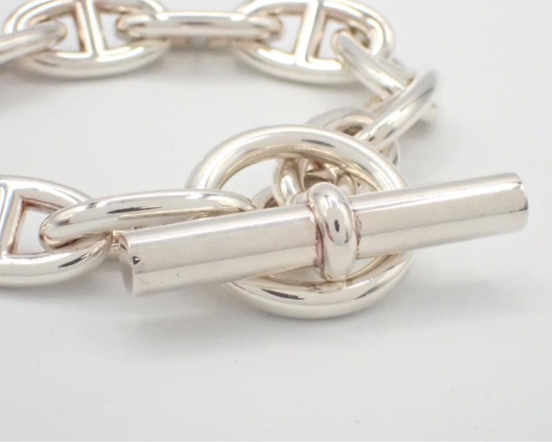 エルメス ブレスレット925 67.9g シェーヌダンクルGM 12コマ 極美品