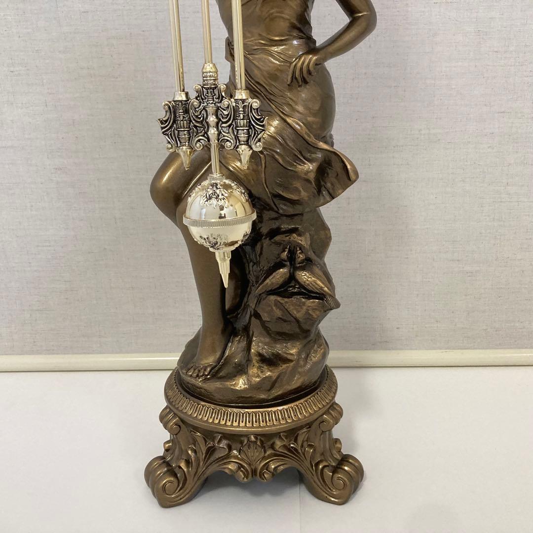 シチズン CITIZEN ブロンズ像 女神 置き時計 振り子時計 レトロ - メルカリ