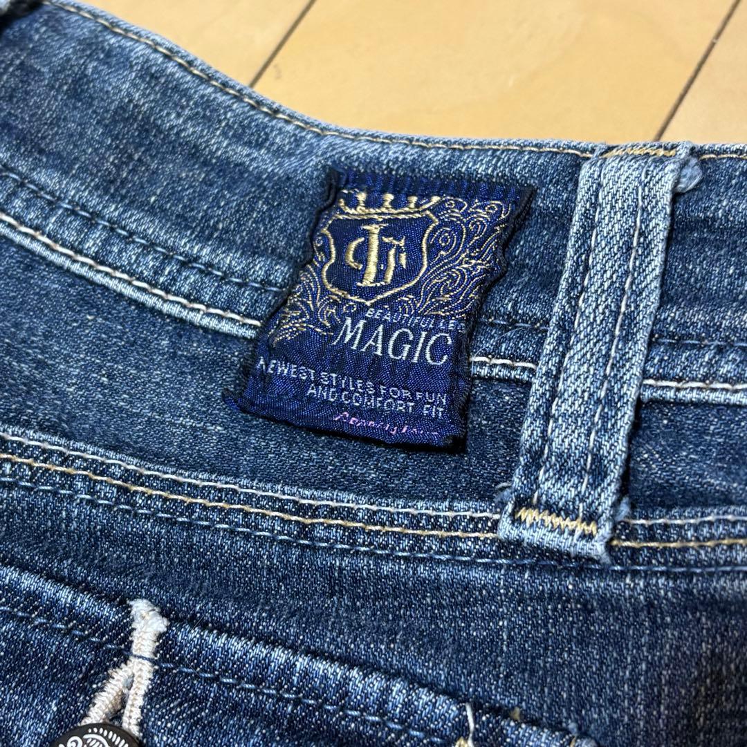 古着 平成 ギャル y2k 00s グランジ ローライズ フレア デニムパンツ