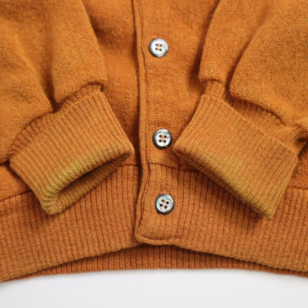 60s 70s USA製 ROBERTBRUCE アルパカ ウール カーディガン
