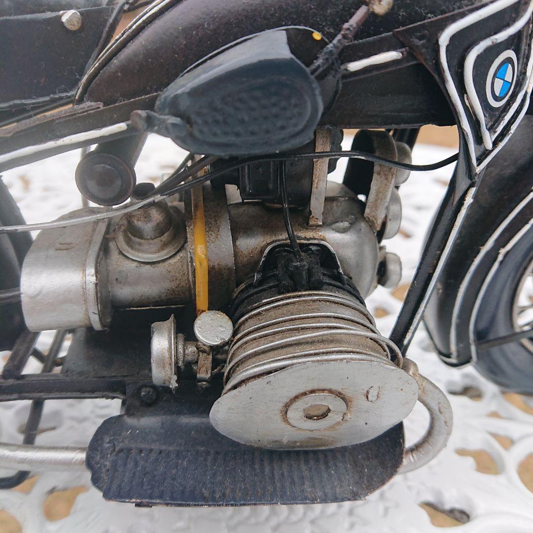 BMW ミニチュアオートバイ 金属製？長33幅10高16cm重750g