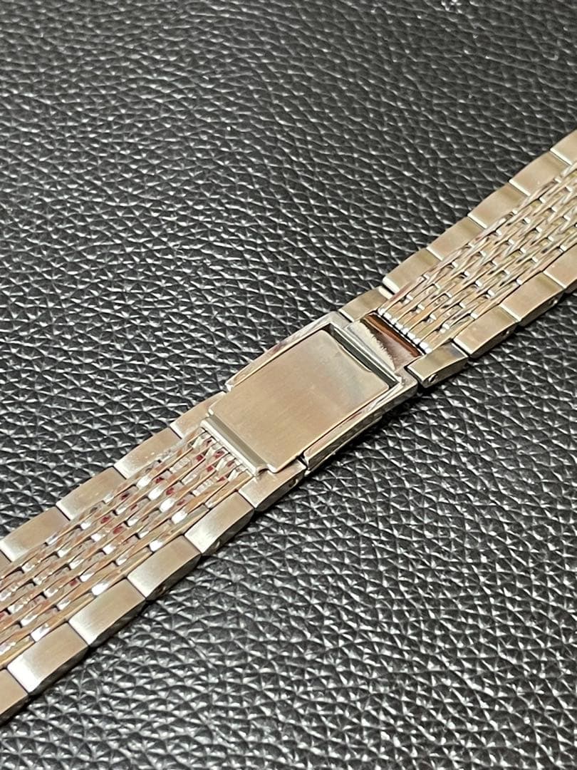 【MARUMAN】メンズステンレスベルト シルバー Maruman マルマン 時計バンド ダイバータイプ ステンレスベルト 8mm