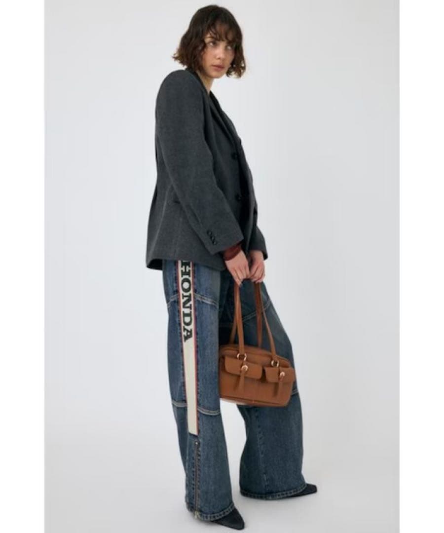 HONDA moussy コラボ ワイドレッグデニム - メルカリ