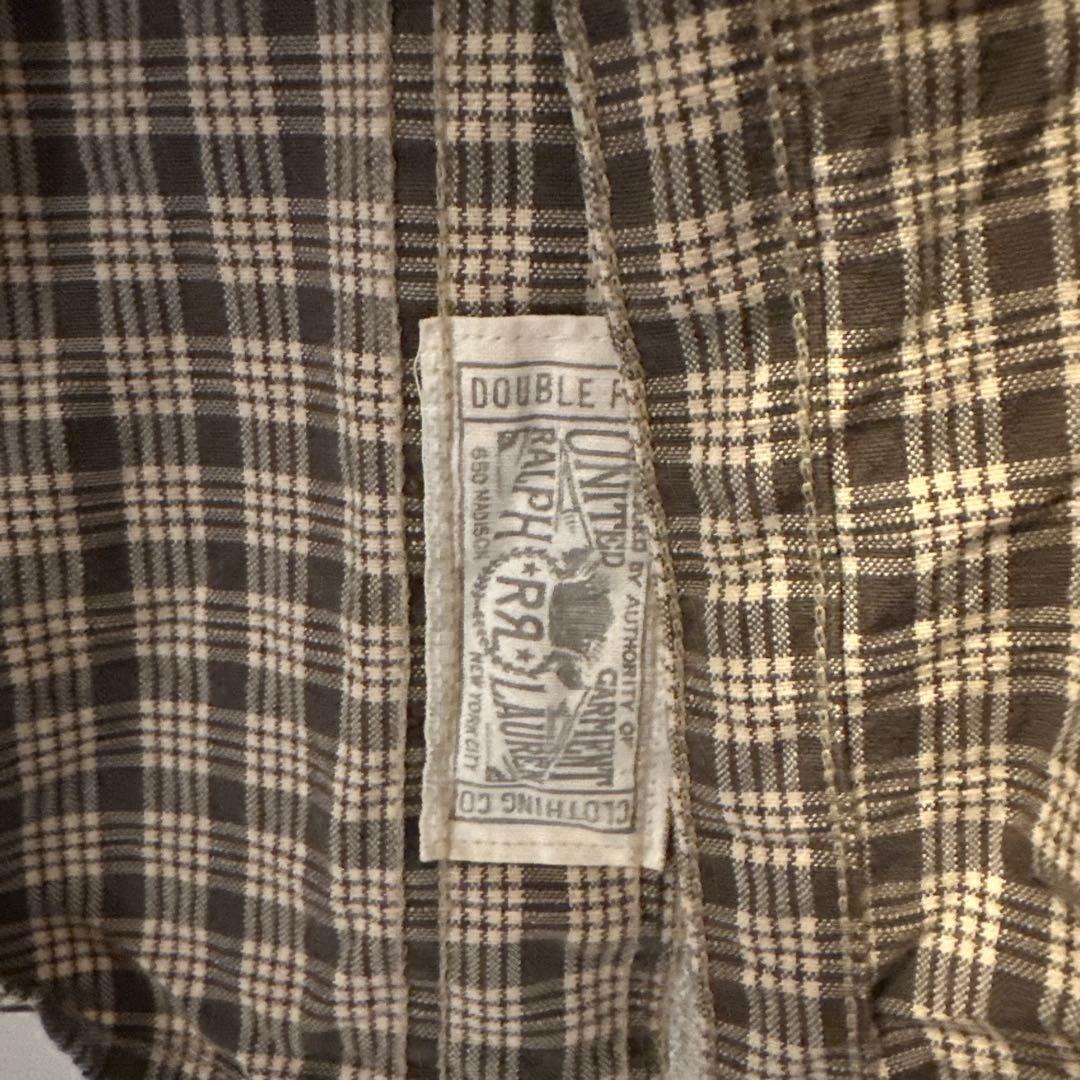 RRL チェック柄 長袖シャツ ダブルアールエル - メルカリ