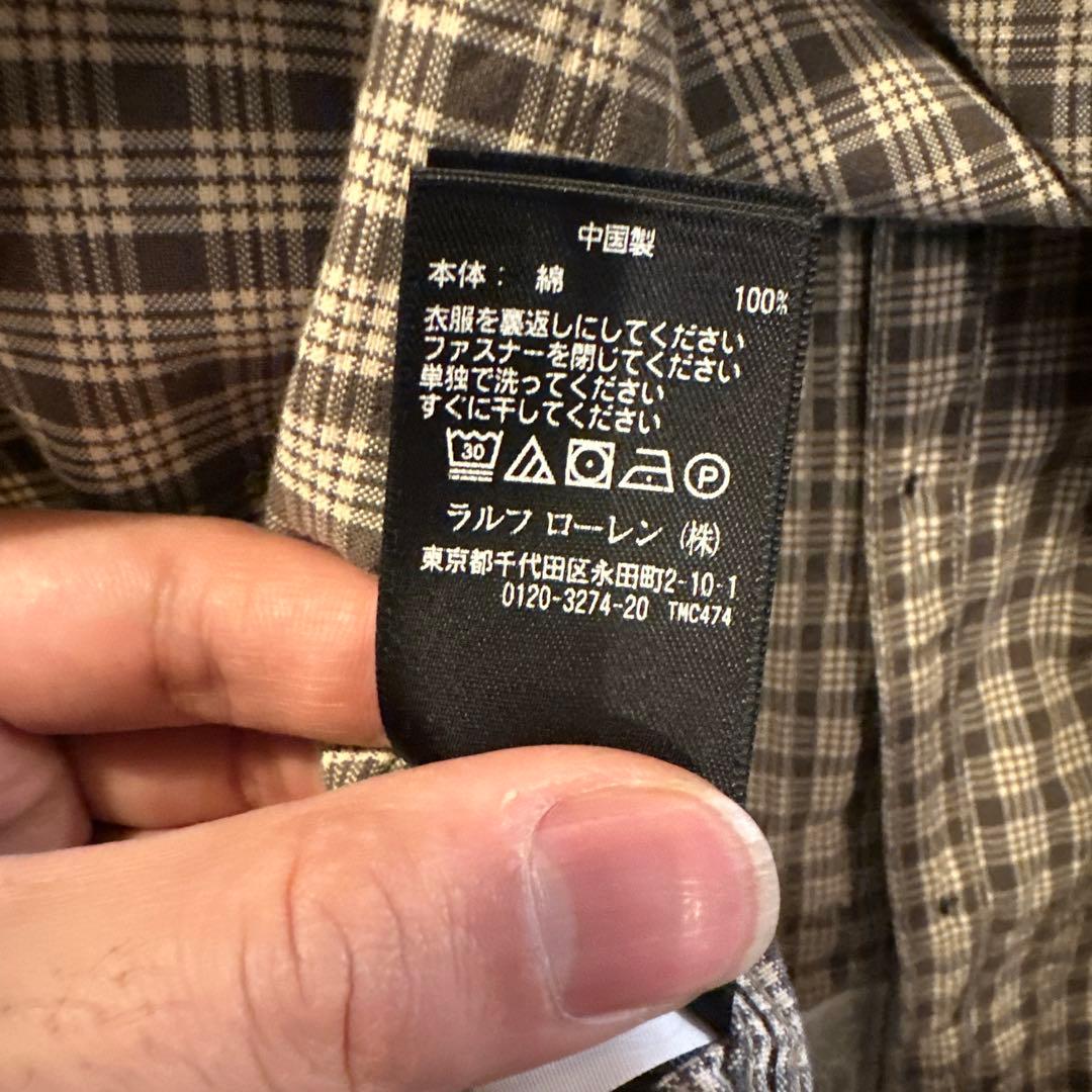 RRL チェック柄 長袖シャツ ダブルアールエル - メルカリ