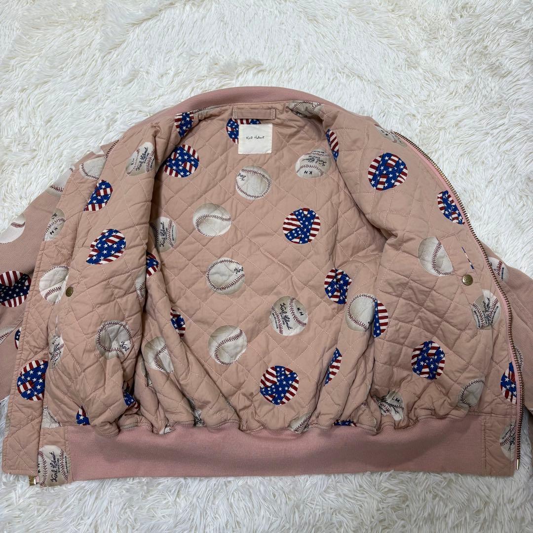 カールヘルム ピンクハウス MA-1 キルティング 中綿 野球 ピンク M