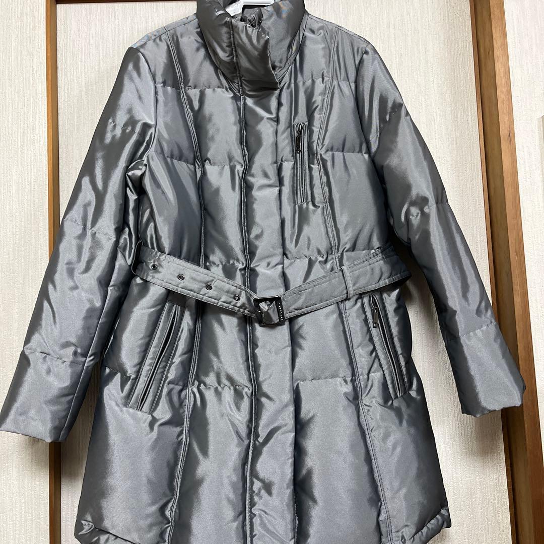 ☆極美品☆バーバリーロンドン☆ダウンコート☆裏ノバチェック☆シルバーグレー☆46 中古・古着通販】BURBERRY LONDON (バーバリーロンドン) ダウンコート