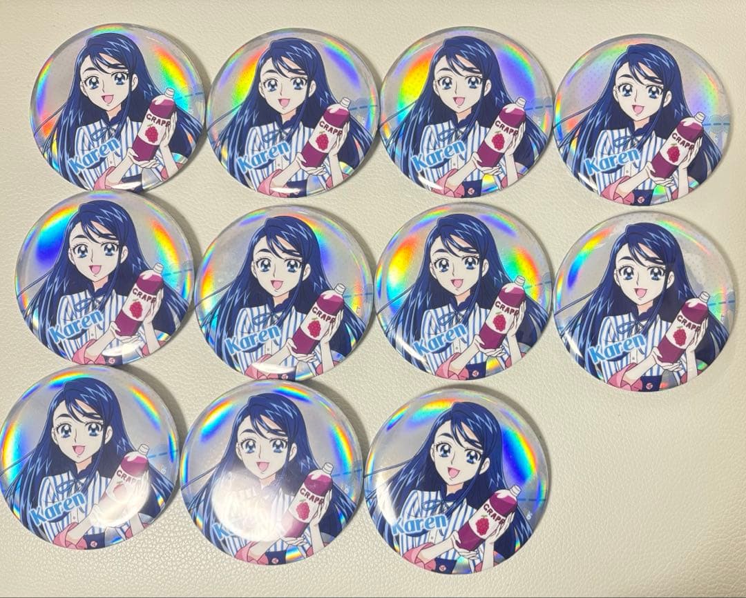 水無月かれん Loppi ローソン 缶バッジ プリキュア ローソン Loppi 水無月かれん キュアアクア オーロラ缶