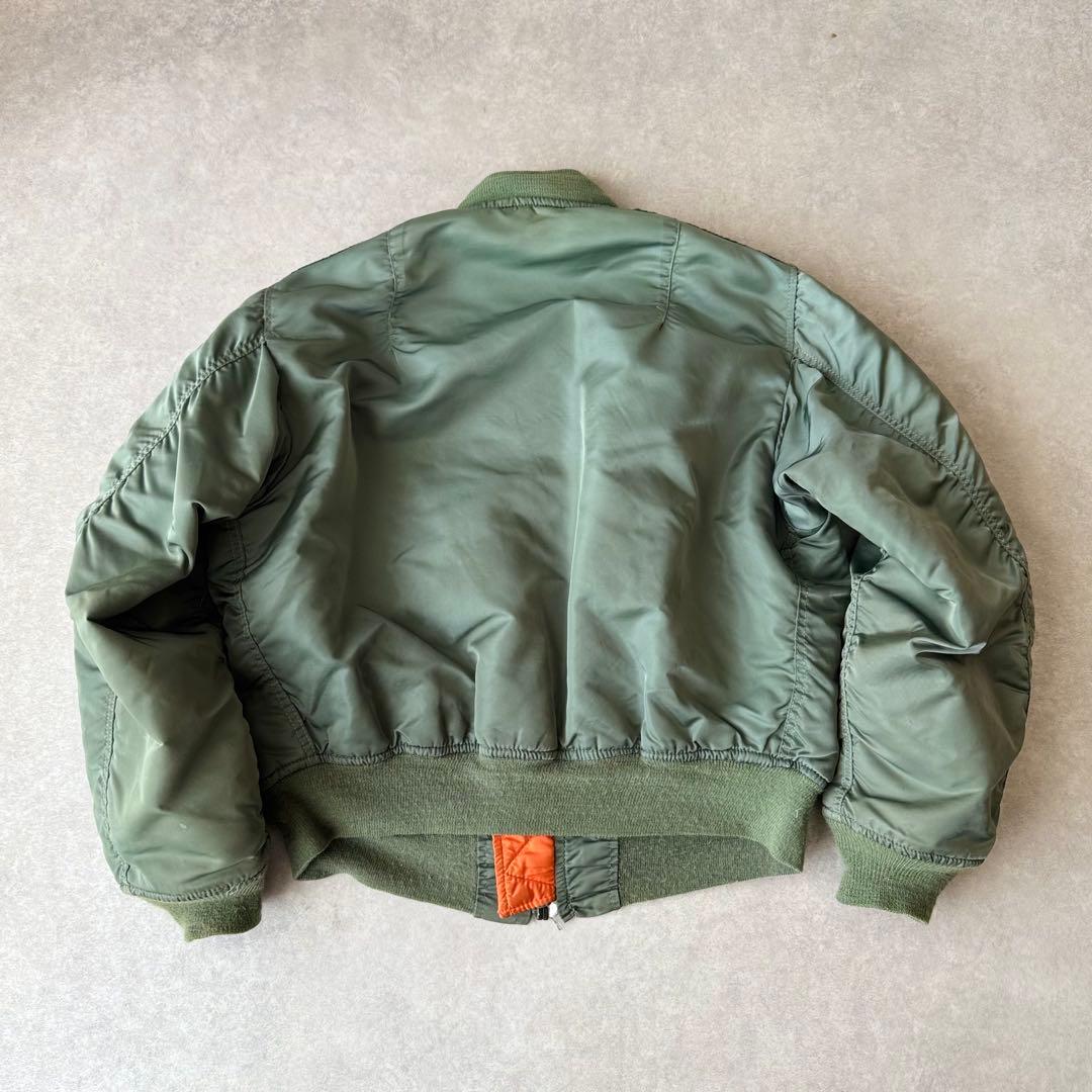80s 90s USA製 ALPHA アルファ MA-1フライトジャケット 短丈 - メルカリ