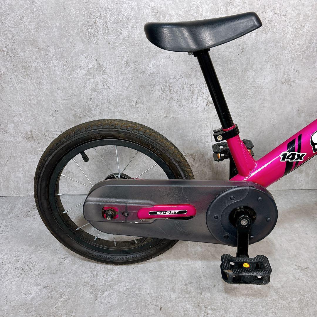 動作良好♪ STRIDER キッズバイク フューシャピンク ストライダー14X