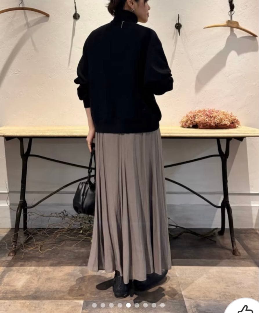 新品タグ付き BEARDSLEY 《2サイズ展開》割繊サーキュラースカート