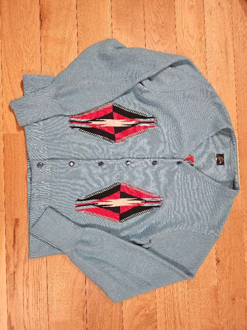 最終値下　Needles ライトブルー カーディガン Lサイズ Features | NEEDLES x UNION 