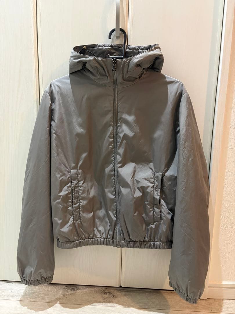 ともっきー　PRADA SPORT 中綿ナイロンジャケット PRADA SPORT 中綿 ナイロンジャケット 黒 48 - メルカリ