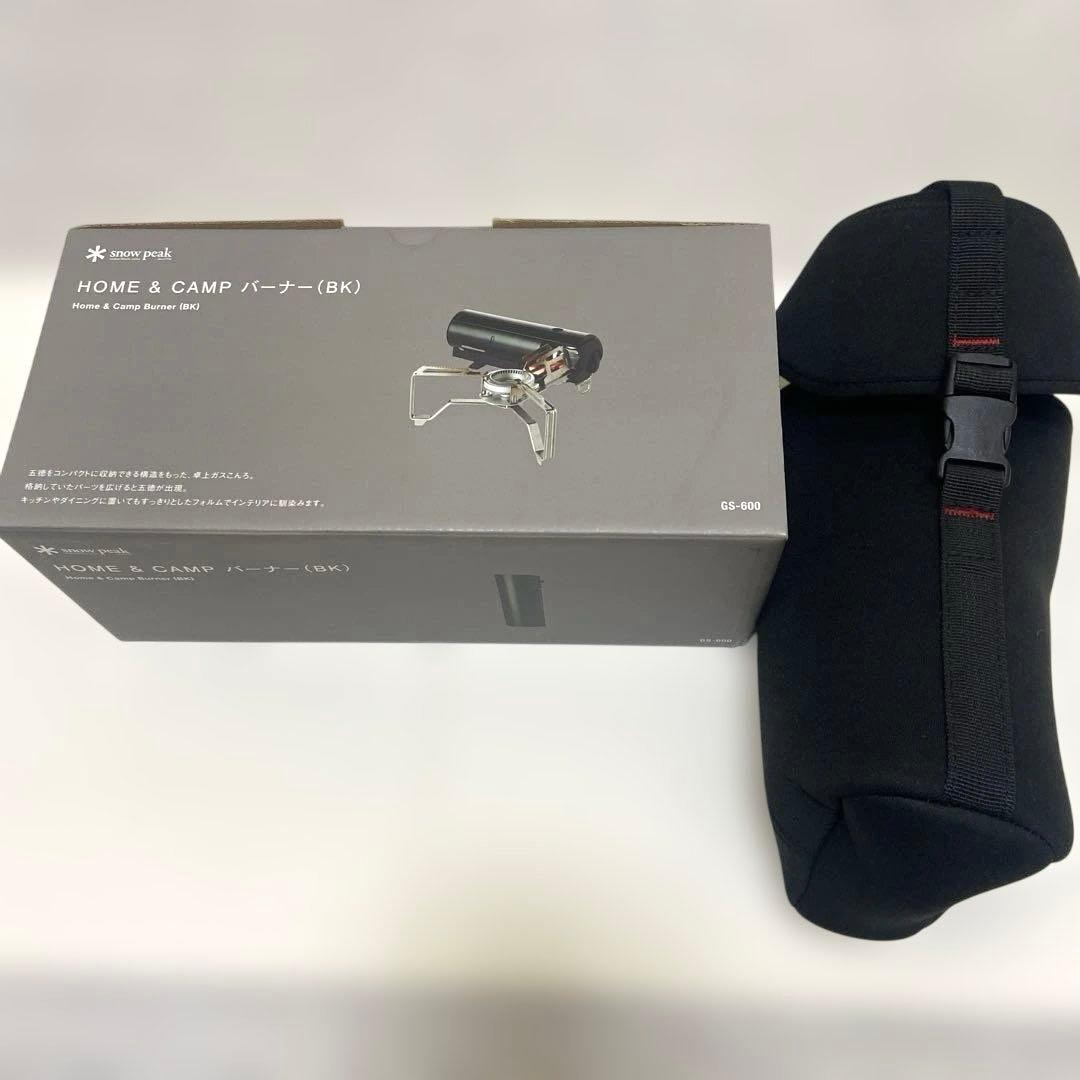 専用品⭐︎スノーピークホーム＆キャンプ　バーナー　ブラック　専用ケース付き Amazon.co.jp: スノーピーク(snow peak) HOME&CAMPバーナー専用ケース