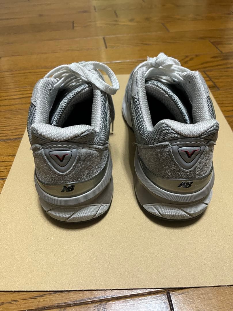 【美品】New Balance 990v5 グレー スニーカー 24.5cm