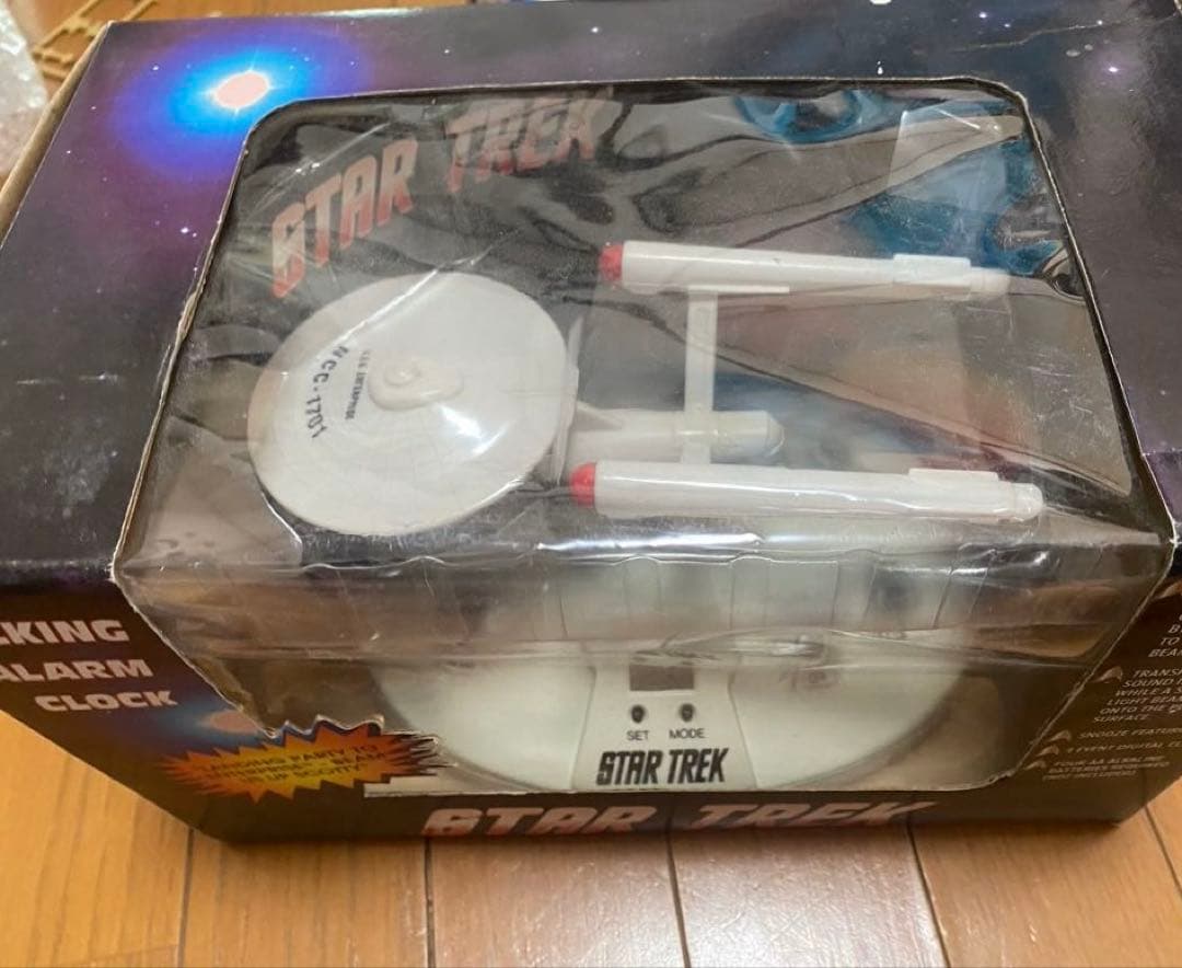 スタートレック エンタープライズ トーキングアラームクロック　激レア