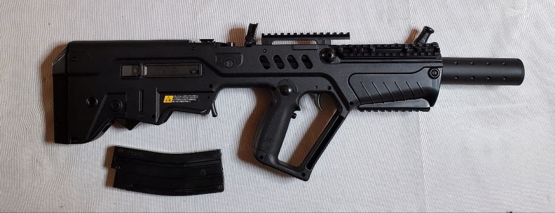 東京マルイ　タボール21　サイレンサー　カスタム　電動ガンボーイズ改修品　10禁