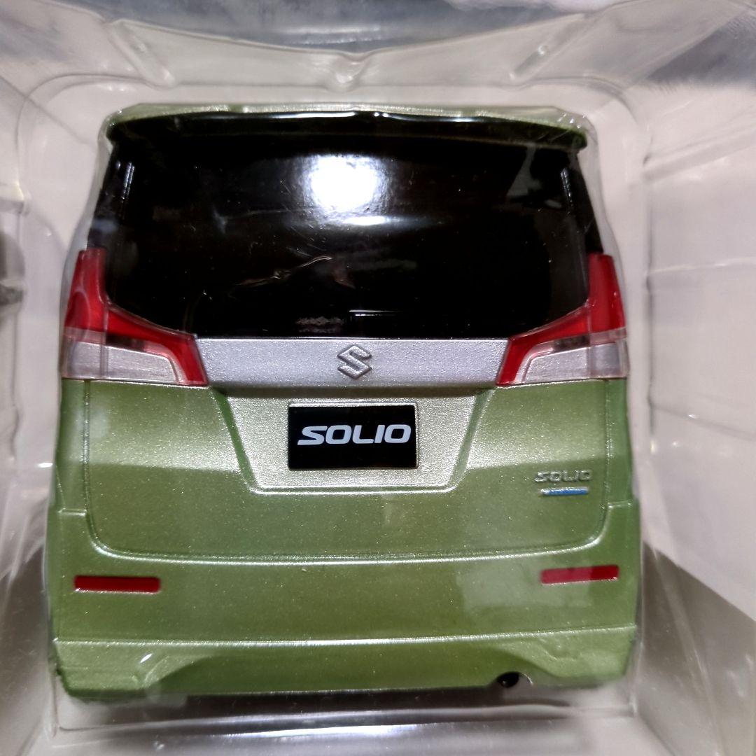 スズキ新型 SOLIO 　グリーン　[非売品]　サイズ 11cm×21.5cm