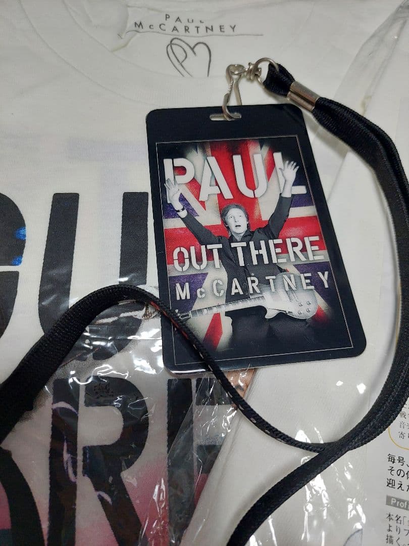 ビートルズポール・マッカートニーOUT THERE スタッフパスTシャツ2枚