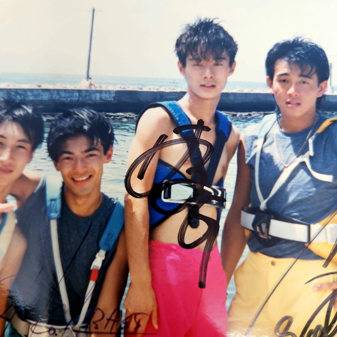 TUBE THE TUBE 1985年　当時　生写真サイン入り