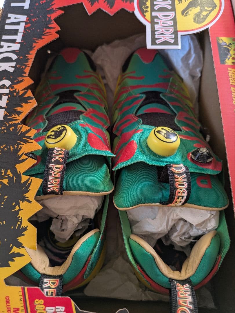 【新品未使用】ジュラシックパーク リーボック スニーカー 26.5cm