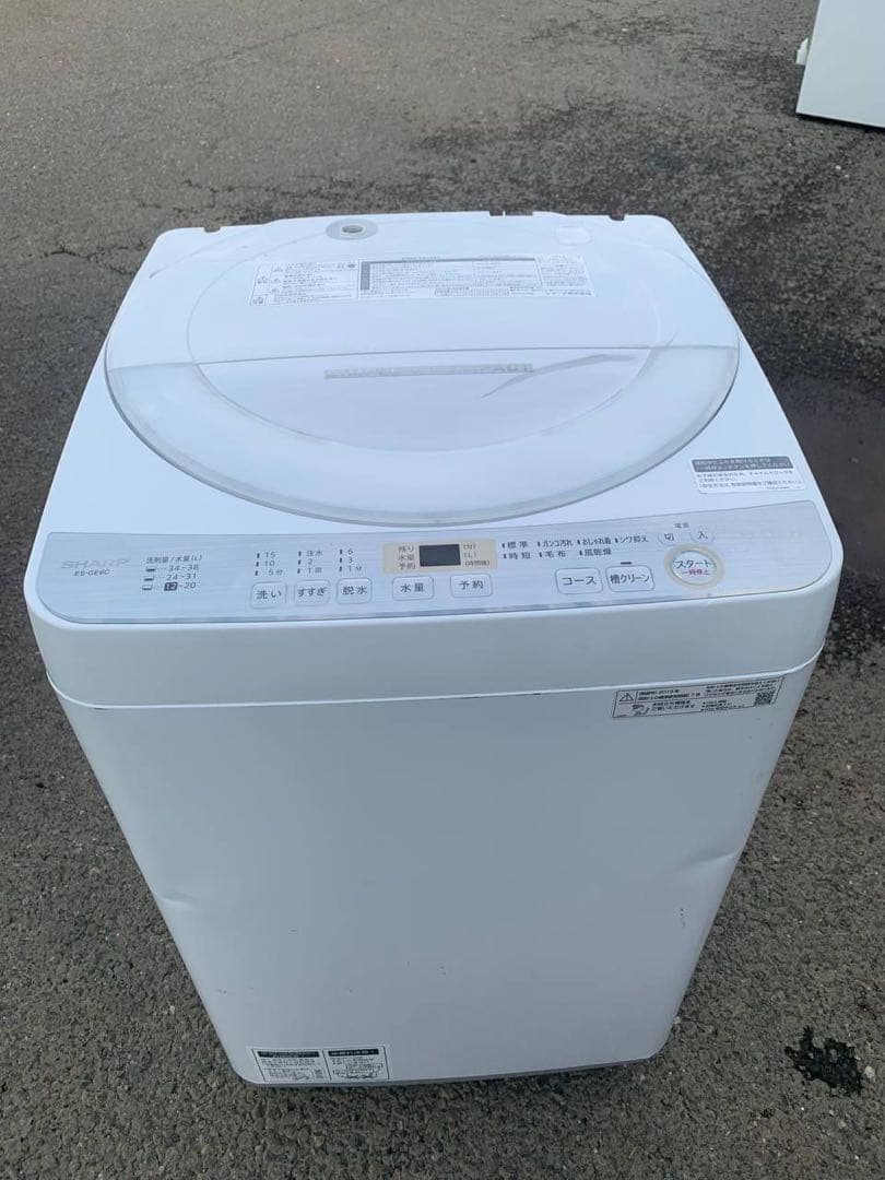 ♻️送料設置無料　SHARP 電気洗濯機　ES-GE6C-W シャープ ES-GE6C 価格比較 - 価格.com