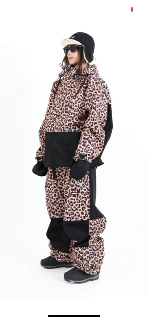 HIMASS MANIA レオパード柄 スノーボードパンツ スキーウェア - メルカリ
