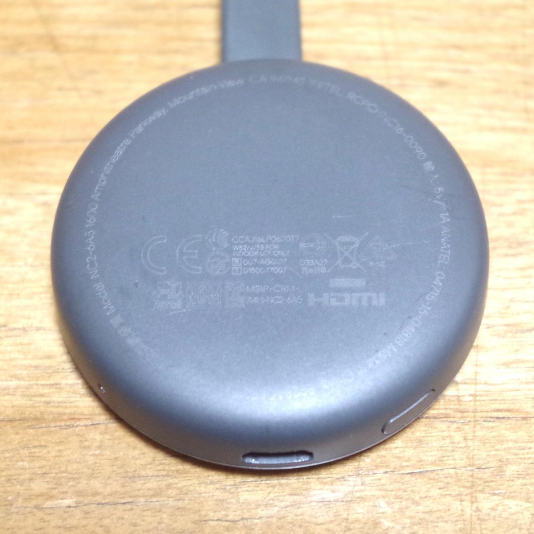 人気！Google！クロームキャスト！第3世代 NC2-6A5 GA00439 - メルカリ