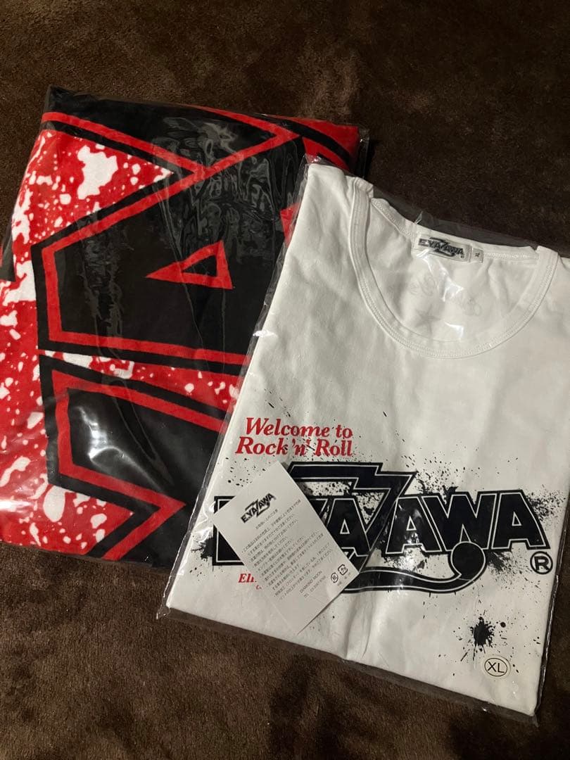 矢沢永吉　2023 タオル×2 Tシャツ　銀テープ1本　会場座席特典ピンバッジ