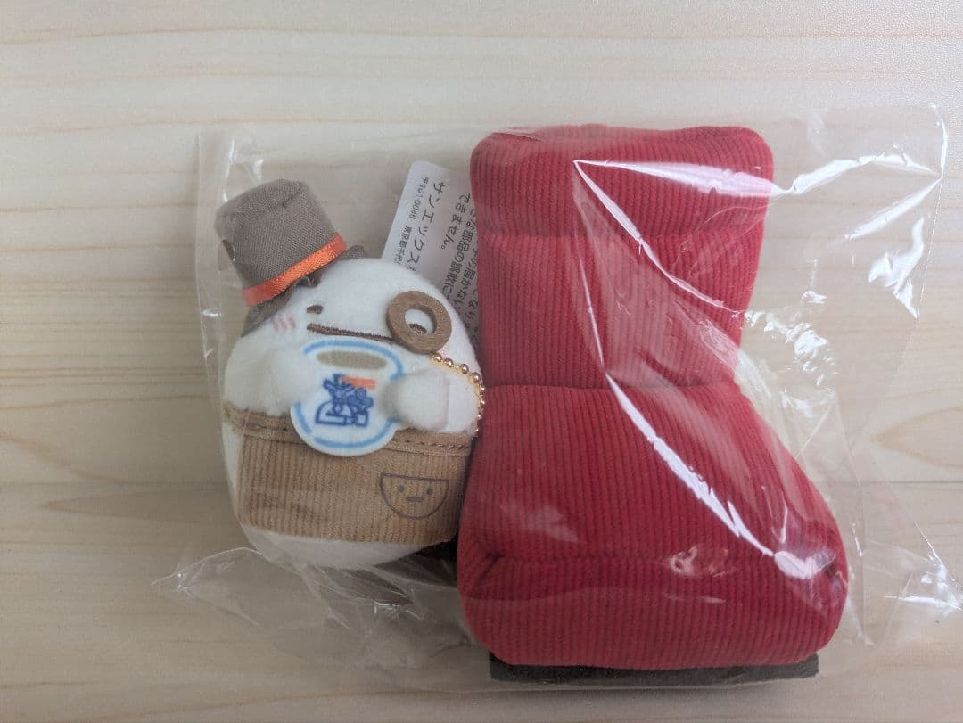 すみっコぐらし コメダ珈琲店 シーンぬいぐるみ てのりぬいぐるみ まめ
