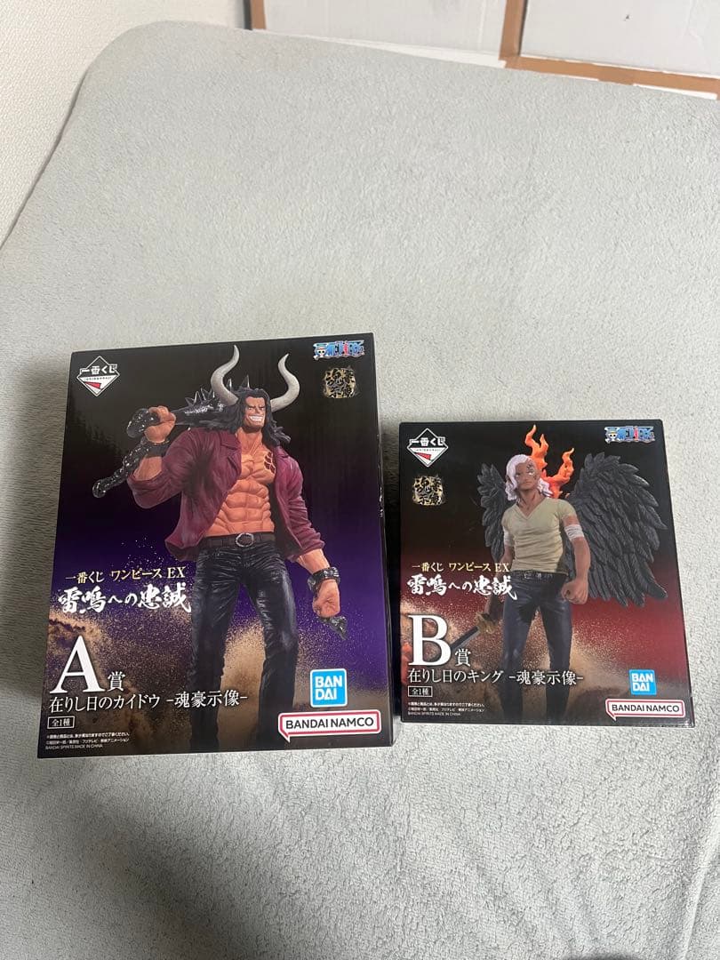 未開封　ワンピース　一番くじ　キング　クイーン　ジャック　魂豪示像　フィギュア