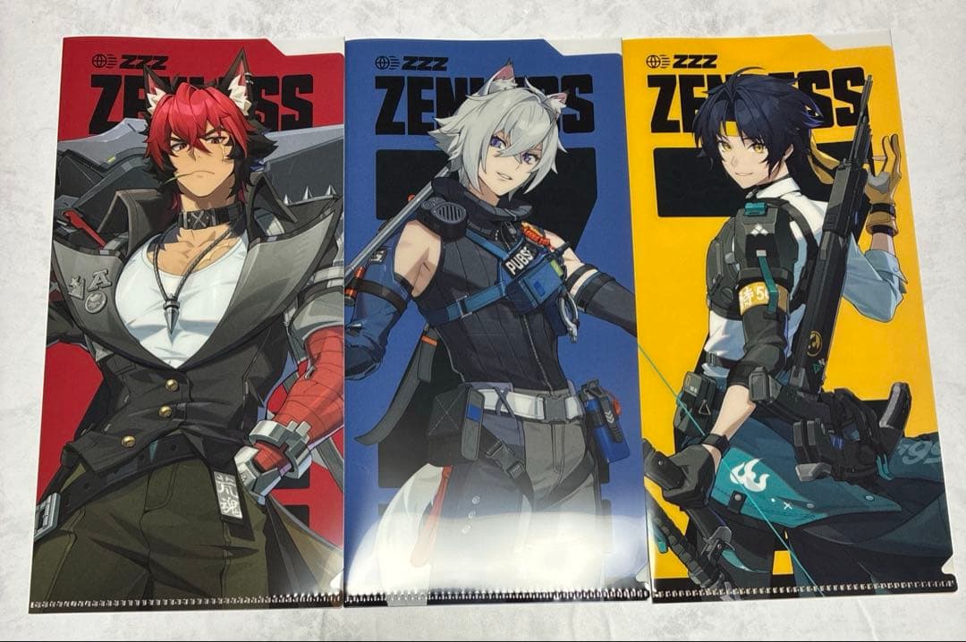 ゼンレスゾーンゼロ ゼンゼロ GIGO限定 チケットファイル3枚セット