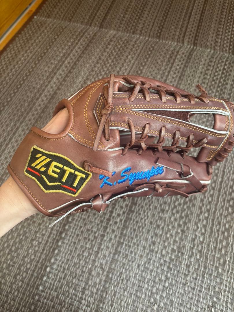 ZETT PROSTATUS ブラウン 硬式 グローブ ゼット プロステ グラブ プロステイタス ゼット ZETT PROSTATUS 硬式用グラブ 外野手用 サイズ9