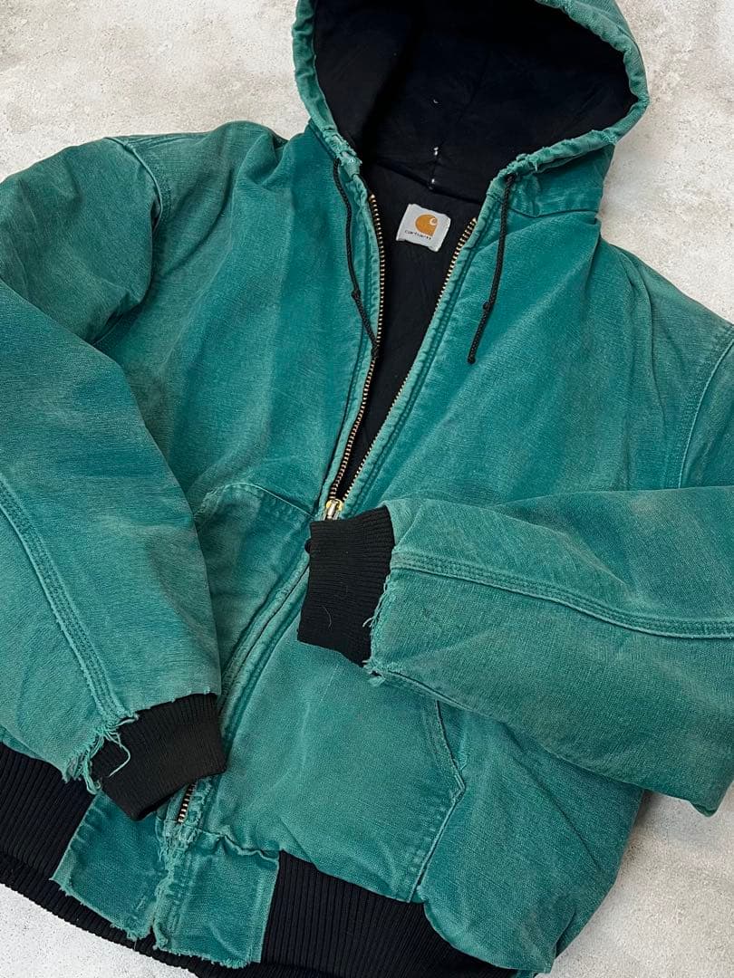Z*L様 carhartt アクティブジャケット エメラルドグリーン - メルカリ