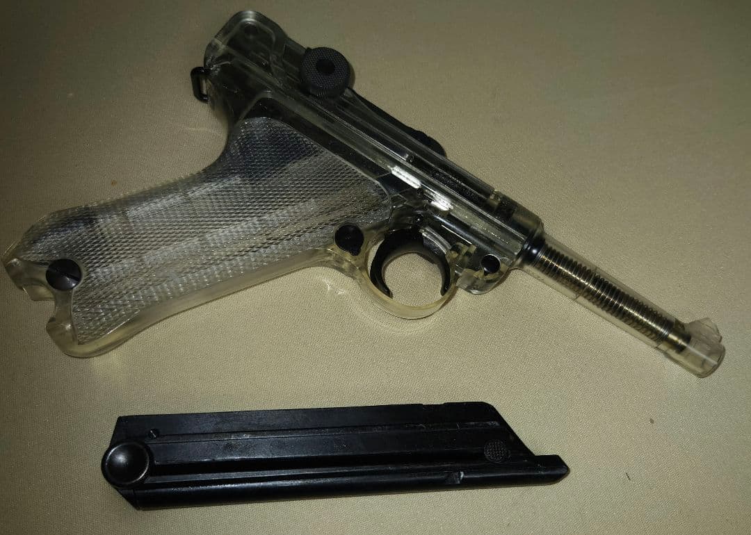 タナカ　LUGER P08 4インチモデル　スケルトン仕様マガジン新品